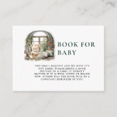 Storybook Een nieuw Chapter Baby shower Book Reque Informatiekaartje (Voorkant)