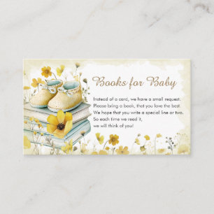 Storybook Een nieuw hoofdstuk Baby shower Boeken v Informatiekaartje