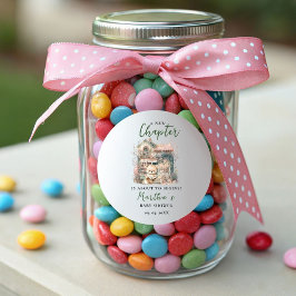 Storybook Een nieuw hoofdstuk over het begin van B Ronde Sticker