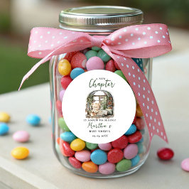 Storybook Een nieuw hoofdstuk over het begin van B Ronde Sticker