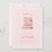 Storybook Eerste hoofdstuk Verjaardagsfeest Uitnod Kaart (Voorkant)