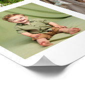 Storybook Eerste jaar Foto Milestone Poster (Hoek)