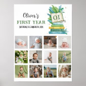 Storybook Eerste jaar Foto Milestone Poster (Voorkant)