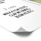 Storybook Eerste jaar Fotomijlpaal Poster (Hoek)