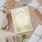 Storybook, fairy first, fairytale 3rd birthday kaart