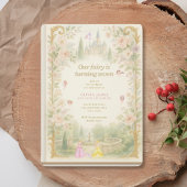 Storybook, fairy first, fairytale 7th birthday kaart