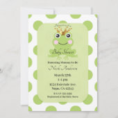 Storybook Fairy Tale Frog Prince Baby shower Kaart (Voorkant)