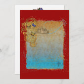 Storybook Fairytale Castle Invitation Kaarten (Voorkant / Achterkant)