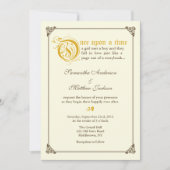 Storybook Fairytale Weddenschap - Gold Kaart (Voorkant)