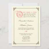 Storybook Fairytale Weddenschap - Roze Kaart (Voorkant)