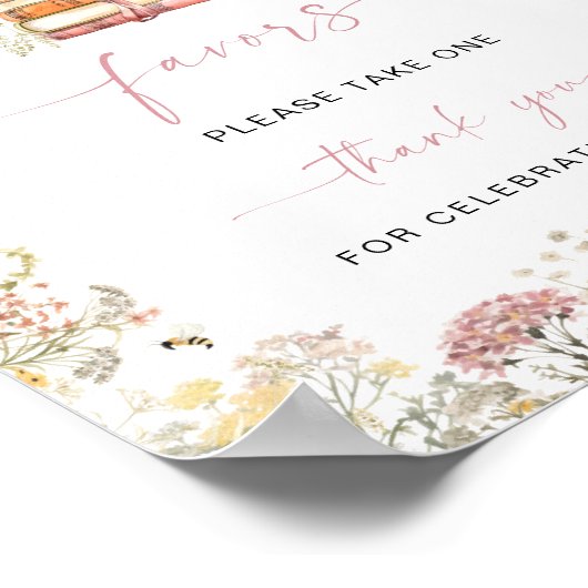 Storybook Favoriet Sign Wildflower Chapter Boeken Poster (Hoek)