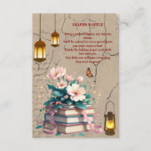  Storybook Floral Baby shower Informatiekaartje (Voorkant)