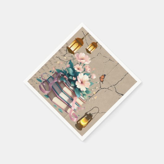 Storybook Floral Baby shower Servet (Hoek)