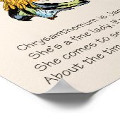  Storybook Flower Children CHRYSANTHEMUM Poster (Hoek)