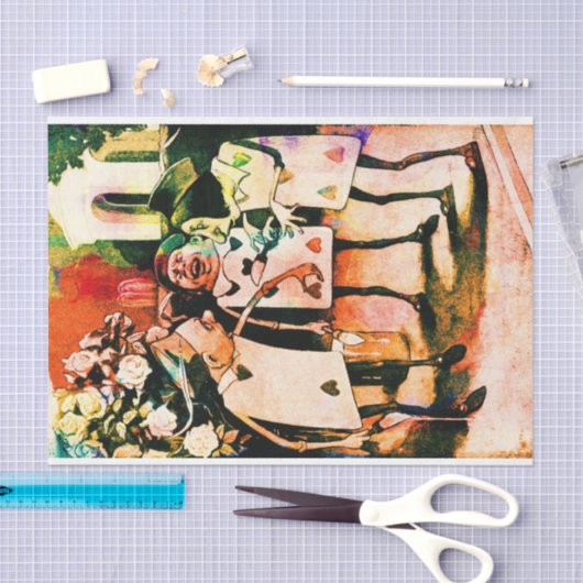 Storybook Funny Card Man  ontkoppeling Tissuepapier (Craft)