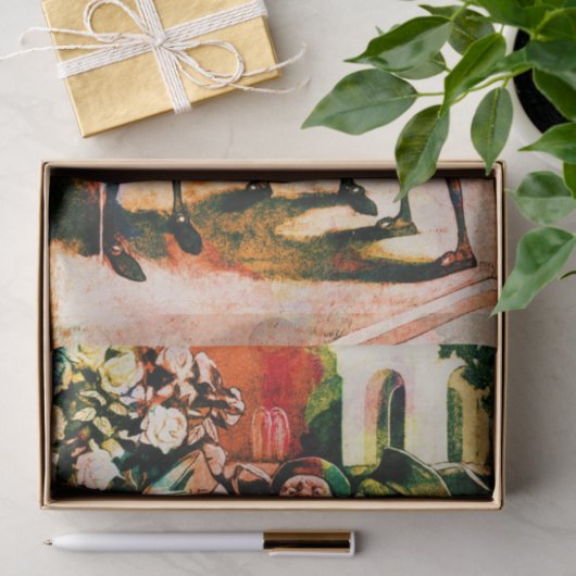 Storybook Funny Card Man ontkoppeling Tissuepapier (Geschenk)