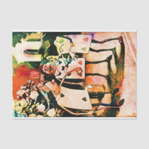 Storybook Funny Card Man ontkoppeling Tissuepapier