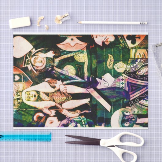 Storybook Funny King Queen ontkoppeling Tissuepapier (Craft)