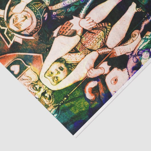 Storybook Funny King Queen ontkoppeling Tissuepapier (Detail)