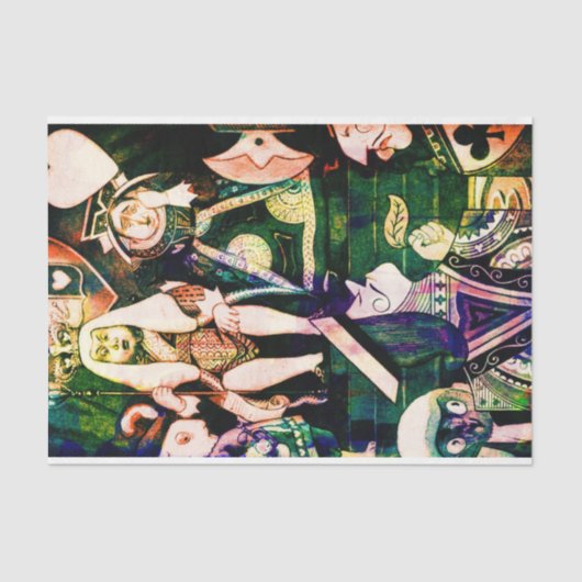 Storybook Funny King Queen ontkoppeling Tissuepapier (Voorkant)