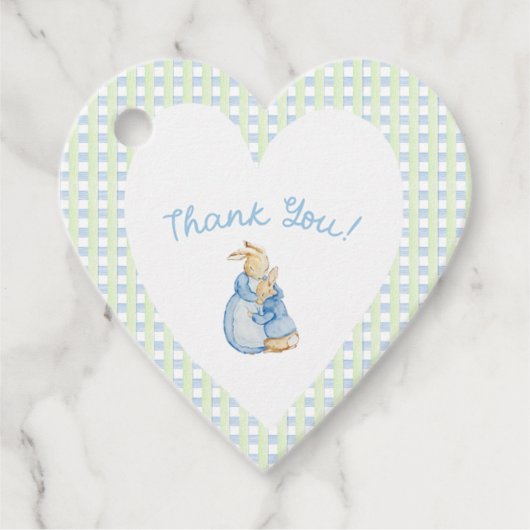 Storybook Garden Rabbit Inspired Baby Shower  Bedankjes Labels (Voorkant)