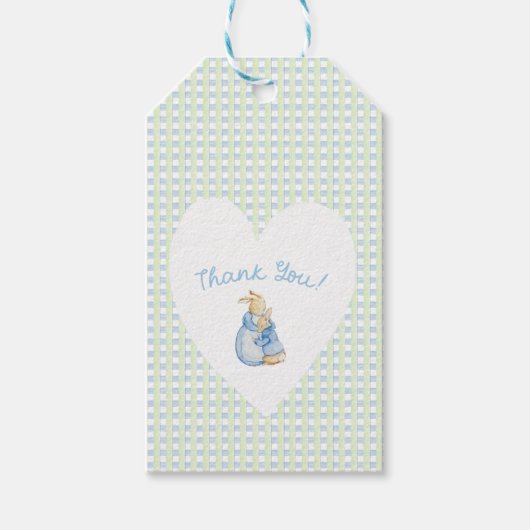 Storybook Garden Rabbit Inspired Baby Shower  Cadeaulabel (Voorkant)