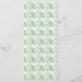 Storybook Garden Rabbit Inspired Baby Shower menu (Achterkant)