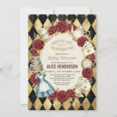 Storybook Garden Tea Party Baby Shower Kaart (Voorkant)