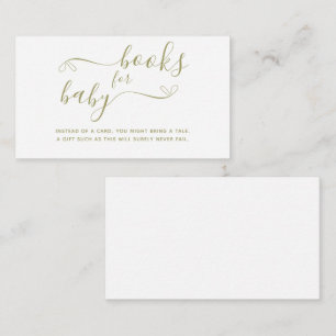 Storybook Gender Neutral Baby shower Book for Baby Informatiekaartje