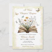 Storybook Genderneutraal Een nieuw Chapter Baby sh Kaart (Voorkant)