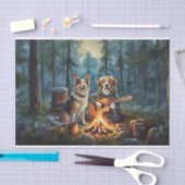 Storybook Kampvuur Honden, Outdoor Muziek Tissuepapier (Craft)