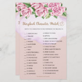 Storybook Karakter Match Beer Meisje Baby Showe (Voorkant / Achterkant)