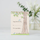 Storybook Kinder Valentijn Kaart (Staand voorkant)