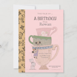 Storybook Kinderverjaardagsfeestje Uitnodiging