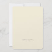 Storybook Kitten Huwelijksuitnodiging Kaart (Achterkant)