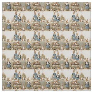  Storybook Konijnen met Garden Charm Stof