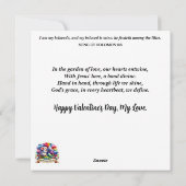 Storybook Liefde Romantische Fantasy Koppels Valen Feestdagenkaart (Achterkant)