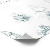 Storybook Little Mouse Welkom Verjaardag Poster (Hoek)