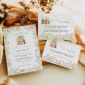 Storybook Luier Raffle Insert Kaart Wildflower