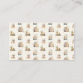 Storybook Luier Raffle Insert Verzoek Meisje Bloem Informatiekaartje (Achterkant)