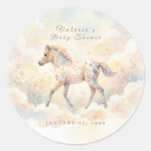 Storybook Magic Enchanted Forest  Ronde Sticker (Voorkant)