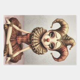 Storybook Melancholic Clown  Inpakpapier Vel