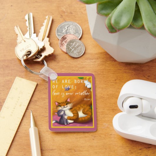 Storybook moeder en baby sleutelhanger (Bureau)