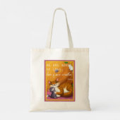Storybook moeder en baby tote bag (Achterkant)
