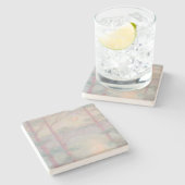 Storybook Moon Limestone Stenen Onderzetter (Zijkant)