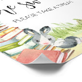 Storybook New Chapter Baby shower Baby's zijn zoet Poster (Hoek)