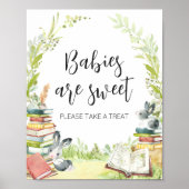 Storybook New Chapter Baby shower Baby's zijn zoet Poster (Voorkant)