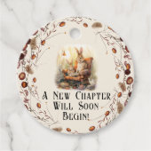 Storybook New Chapter Baby shower Classic Tale Bedankjes Labels (Voorkant)