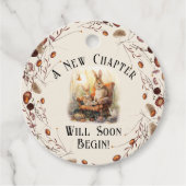Storybook New Chapter Baby shower Classic Tale Bedankjes Labels (Voorkant)