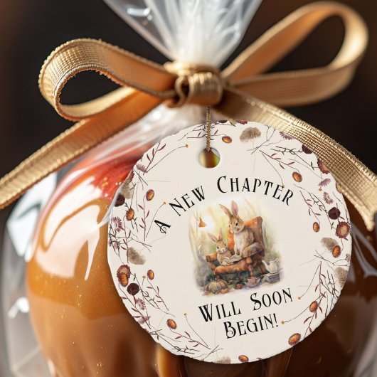 Storybook New Chapter Baby shower Classic Tale Bedankjes Labels